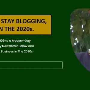 Read more about the article HOW TO START AND STAY BLOGGING, AND NEVER LEAVE, IN THE 2020s.