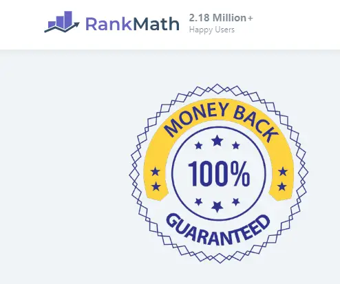 rank math money back guarantee