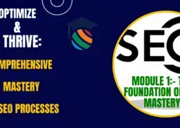 Read more about the article (SEO COURSE.1) – The Foundations Of SEO Mastery