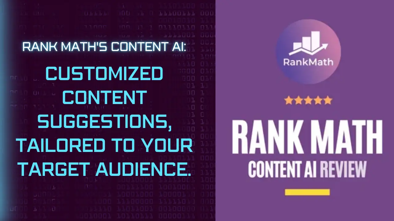 Read more about the article Rank Math’s Content AI: Customized Content Suggestions, Tailored to Your Target Audience.